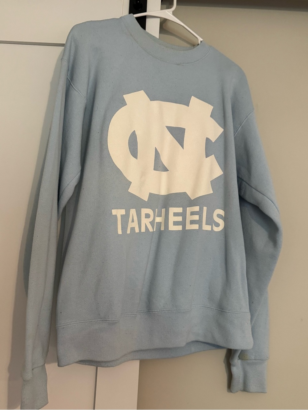 Soffe Light Blue Crewneck Sweatshirt with White Label